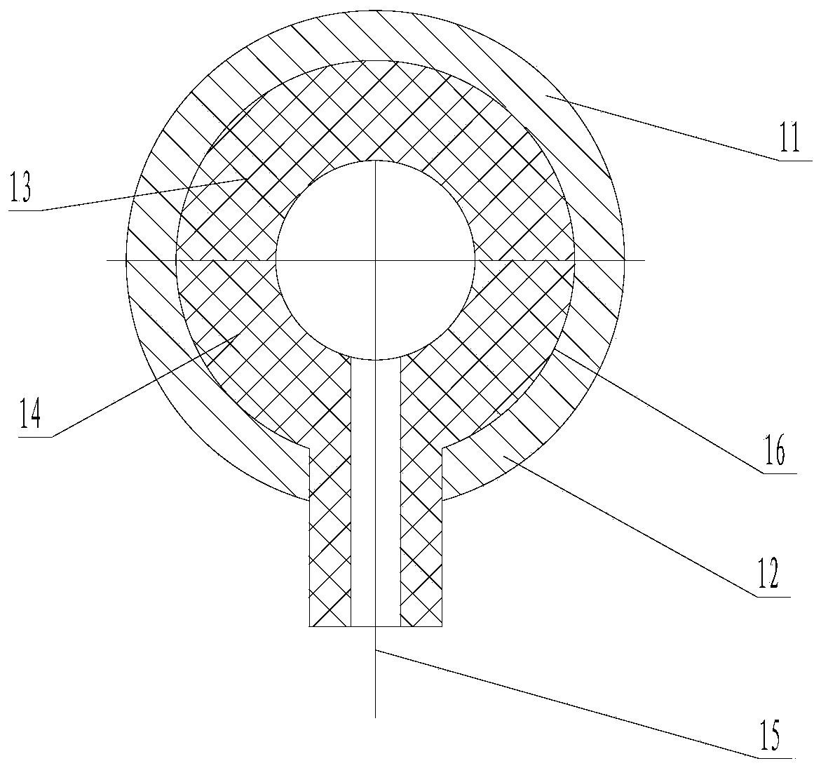 70MPa-resistant standard hydrophone and manufacturing method thereof