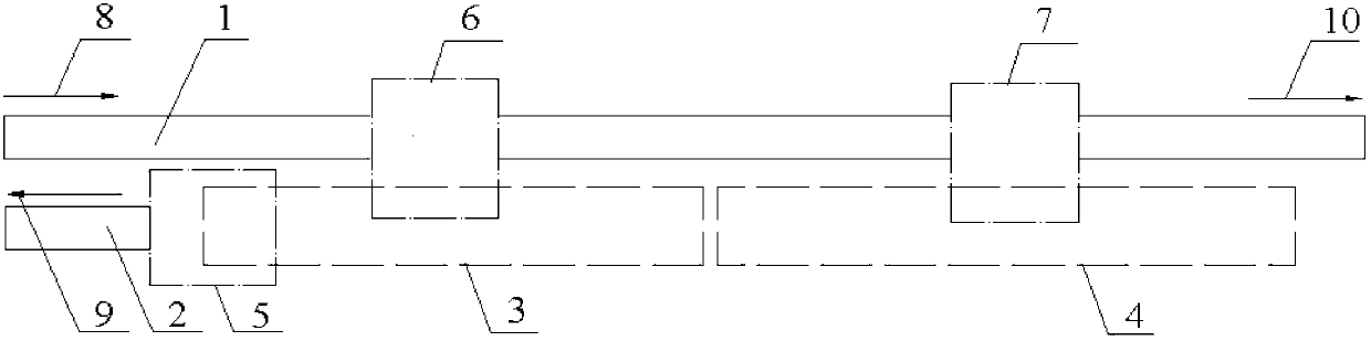 Lower path demultiplexing filter based on wave guide type photon crystal microcavity