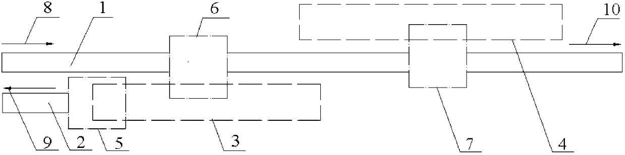 Lower path demultiplexing filter based on wave guide type photon crystal microcavity