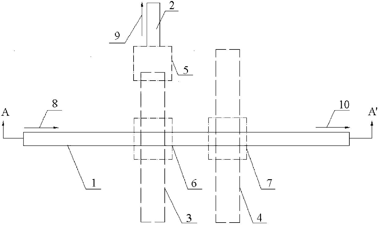 Lower path demultiplexing filter based on wave guide type photon crystal microcavity