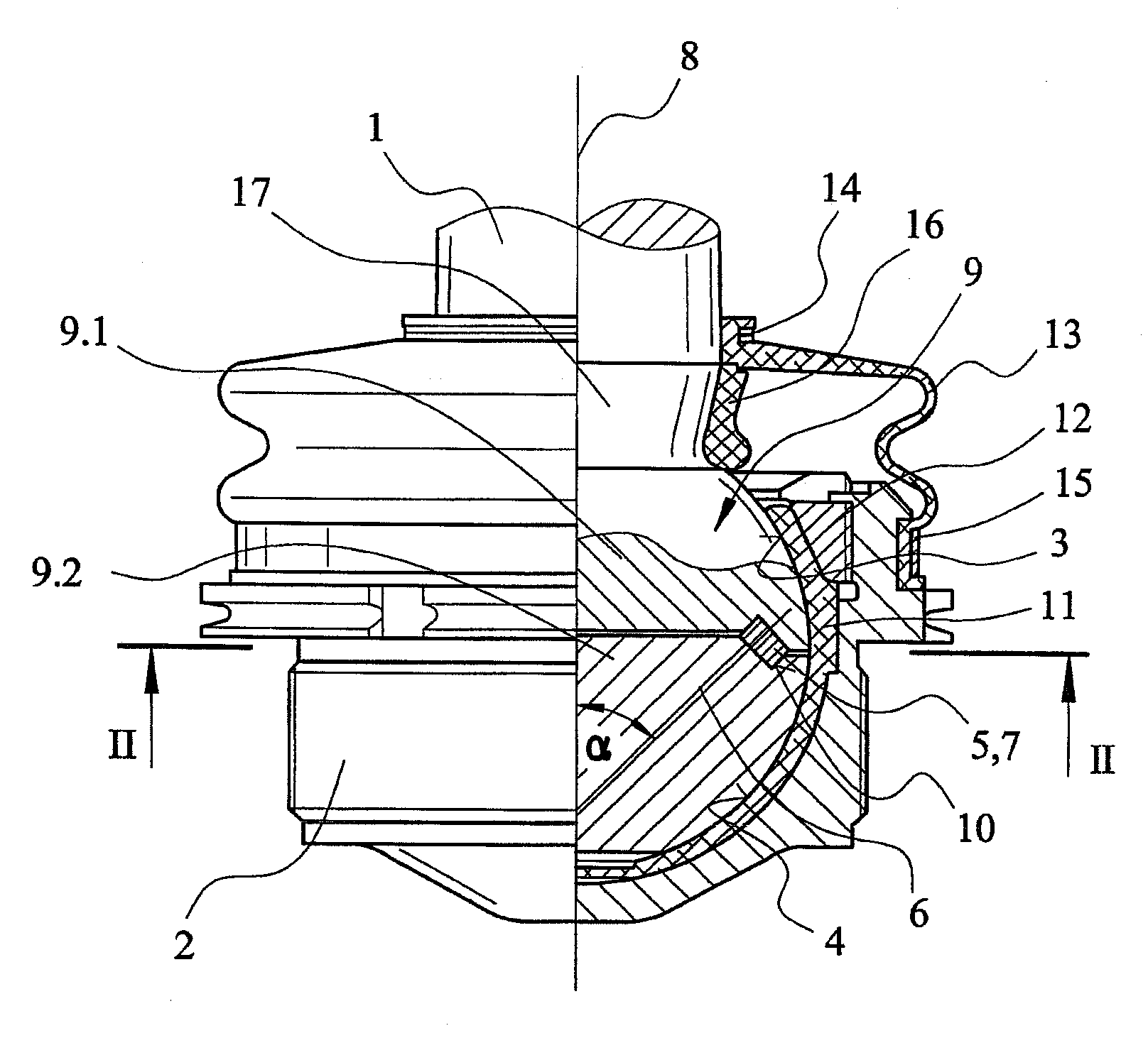 Ball and socket joint