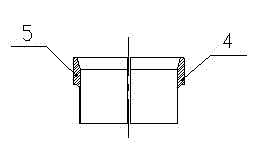 Piston installing tool of hydraulic oil cylinder piston rod