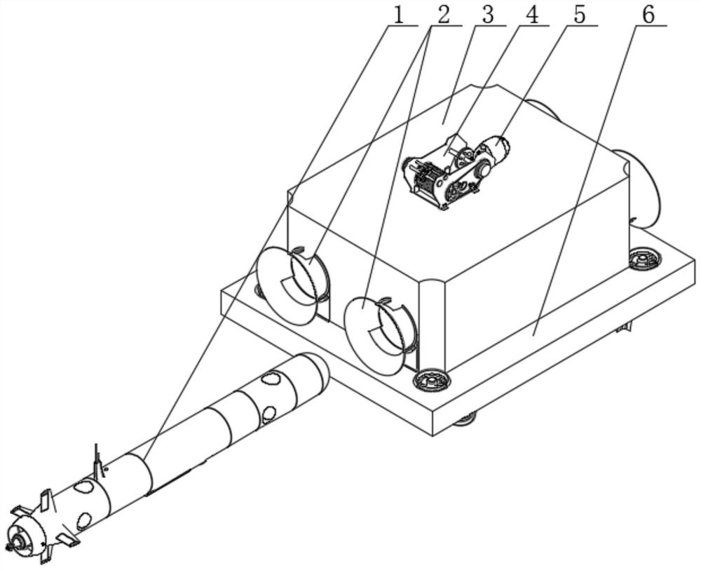 AUV underwater special self-charging equipment and charging method