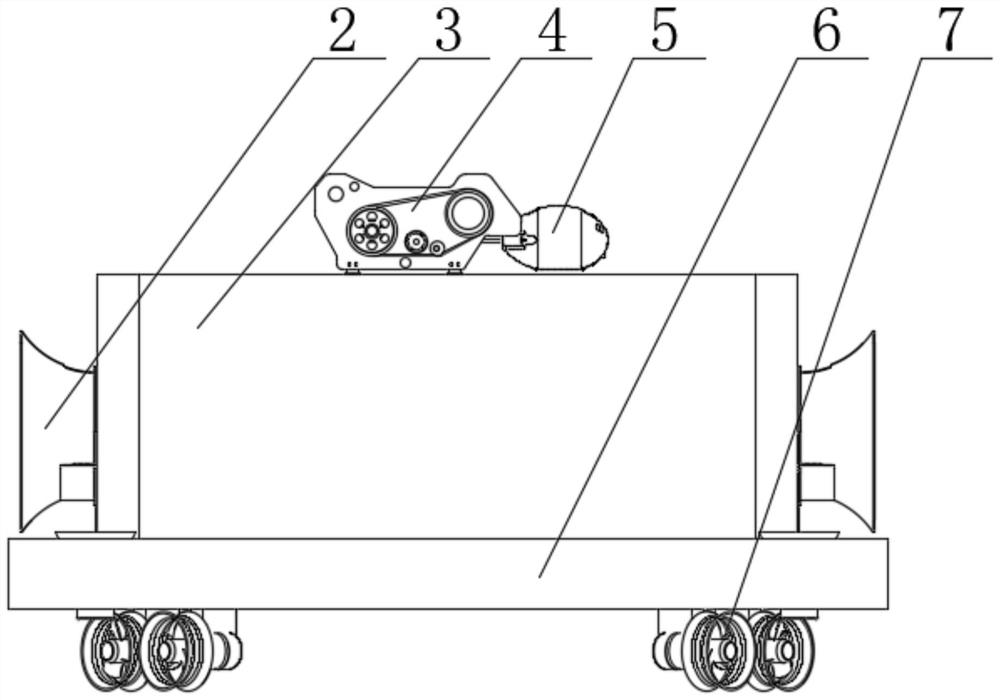 AUV underwater special self-charging equipment and charging method