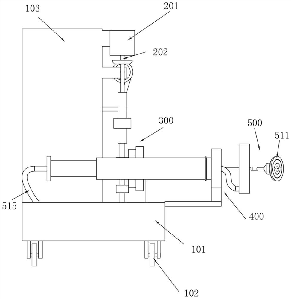 Medical spraying device