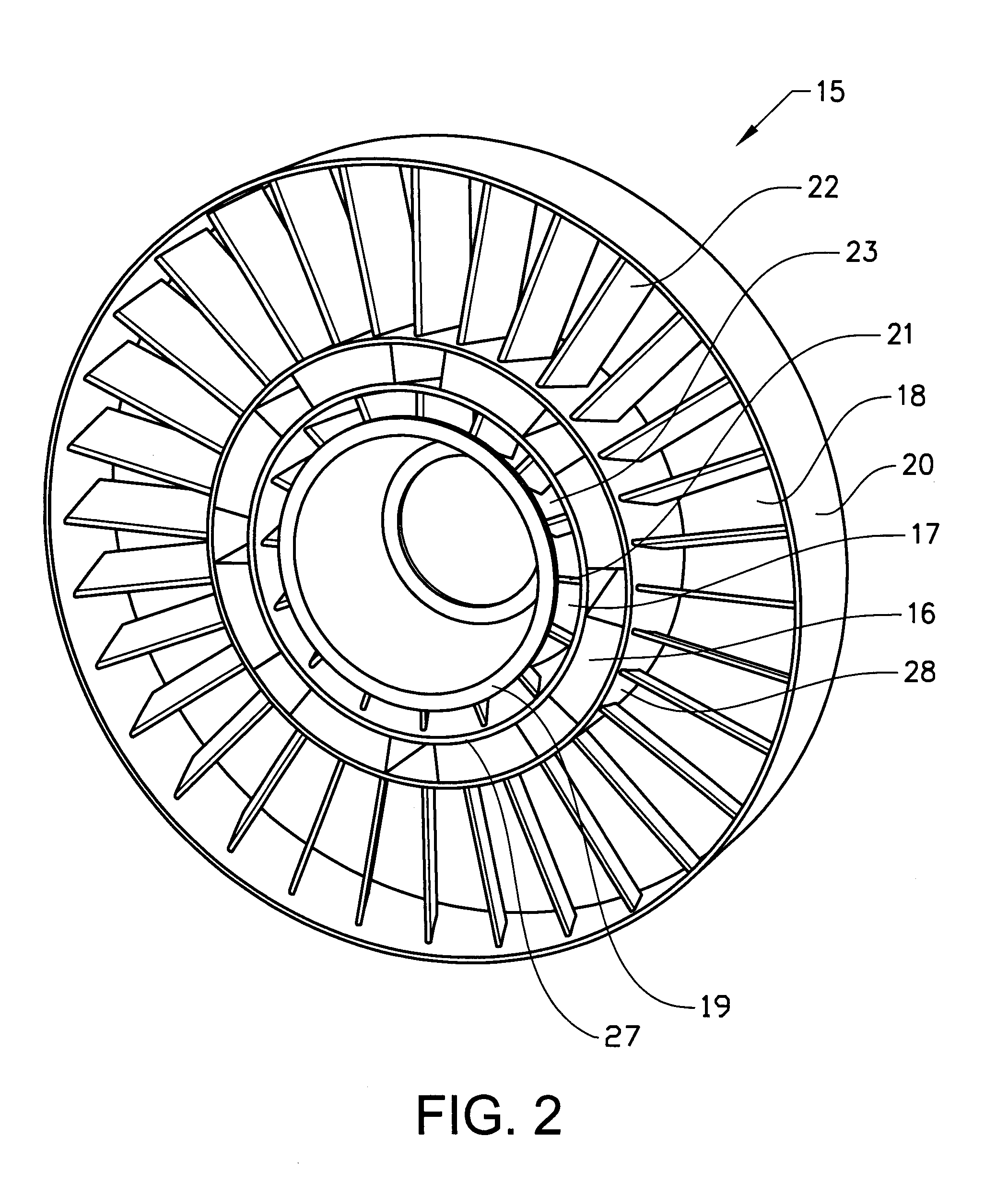 Composite guide vane