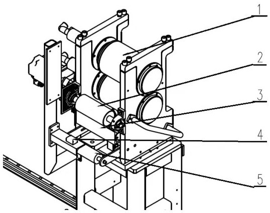 Closed-loop control method and closed-loop control device for width of adhesive tape