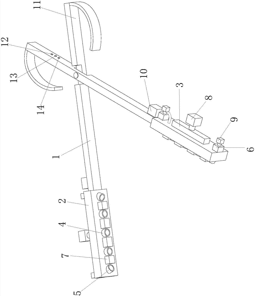 Manual winter peach bagging machine