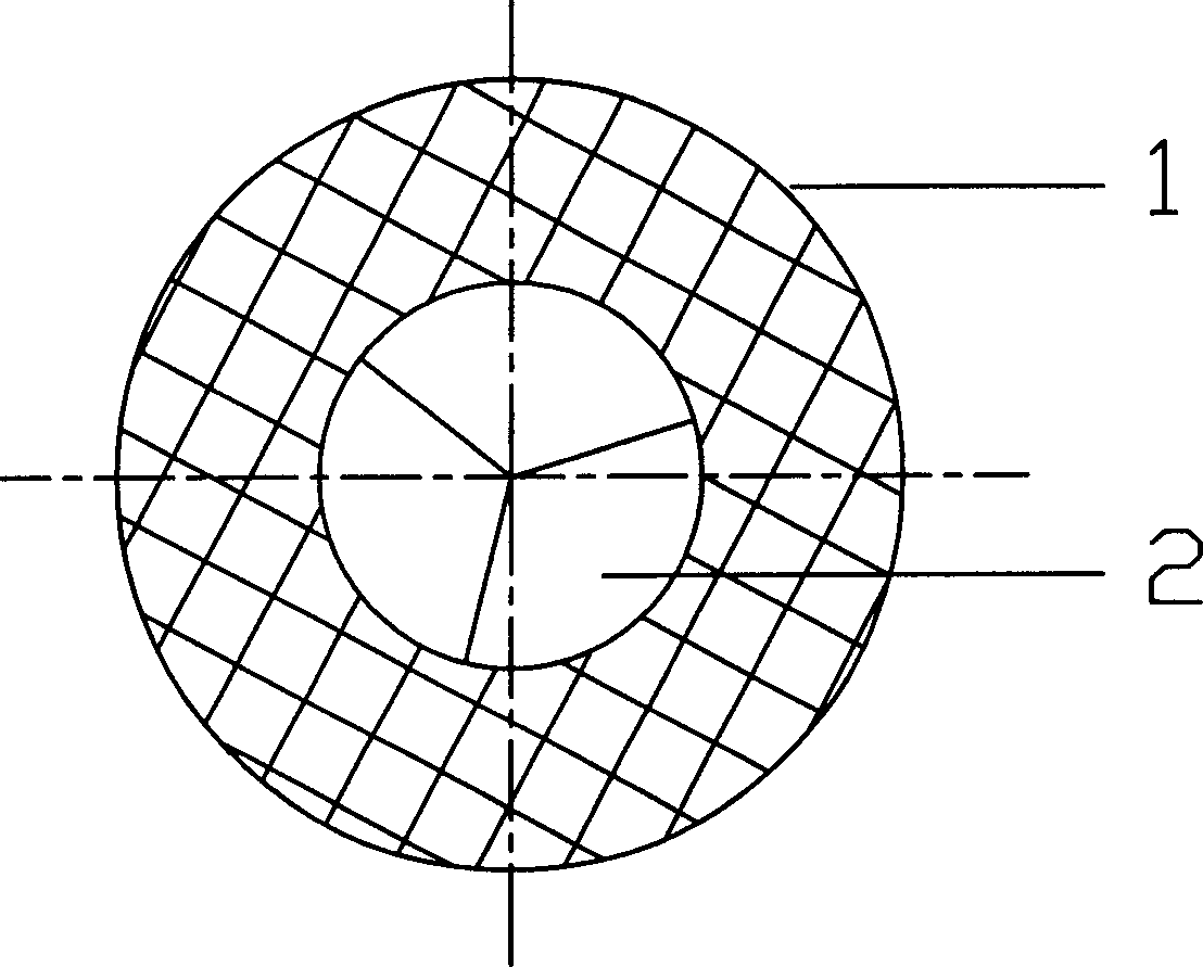 Percutaneous aortic valve replacement device