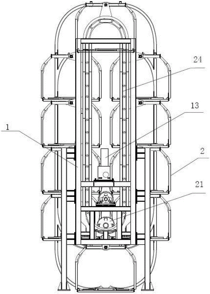 Vertical circulation type mechanical parking equipment