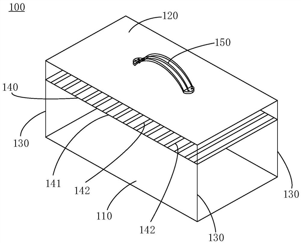 Mouse gluing board placing device