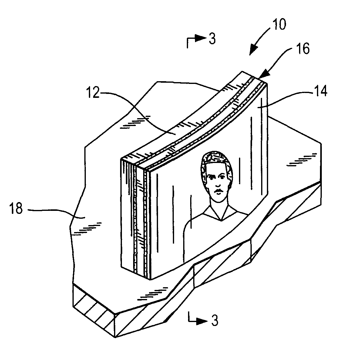 Device for and method of holding and displaying sheet articles