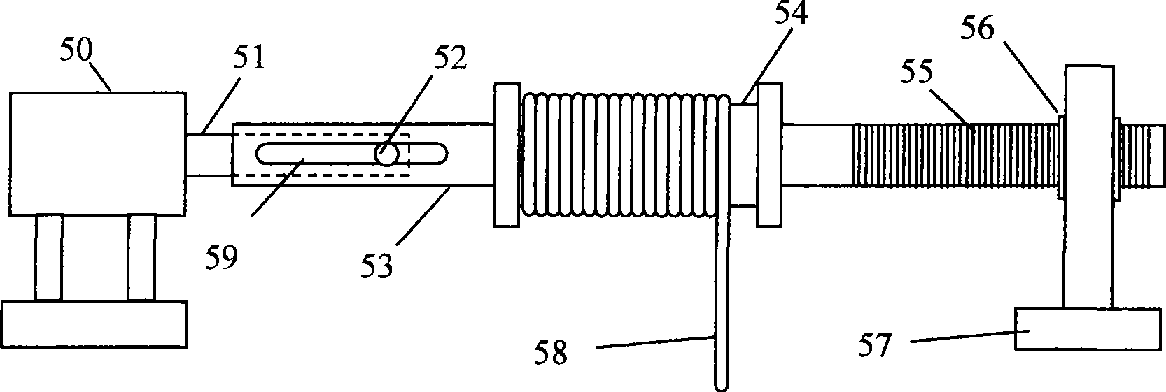 Automatic experiment system for bridge type crane