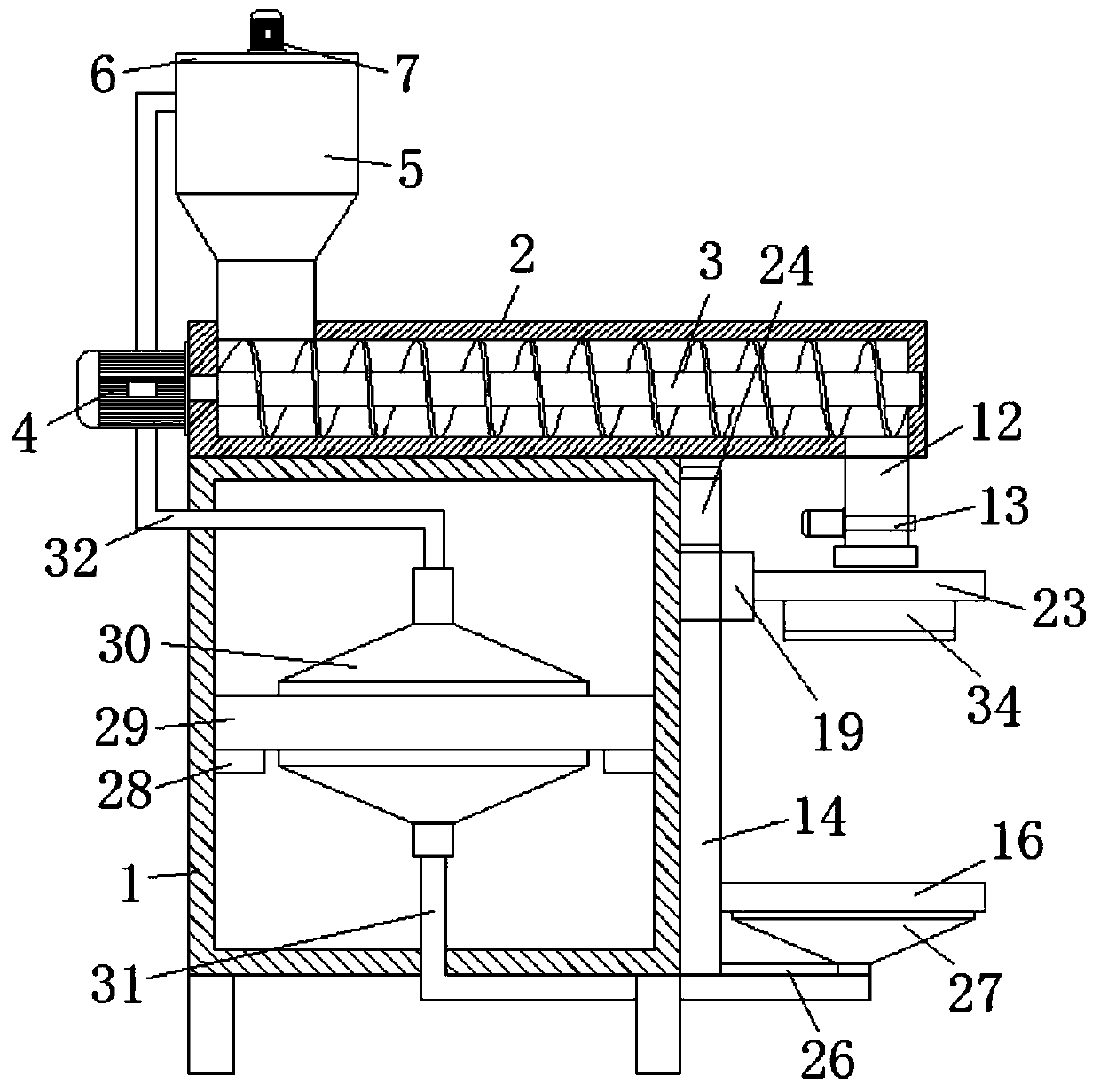 Automatic packaging machine for concrete products for maritime work