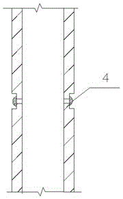 Expanding concrete tubular pile as well as expanding device and expanding method