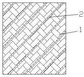 Twill fabric preventing temperature of human body from flowing outwards