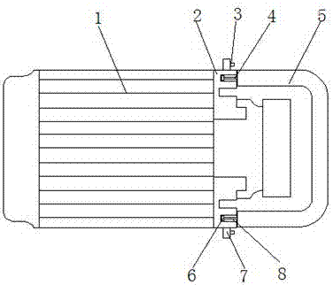 Front cover structure of explosion-proof brushless motor