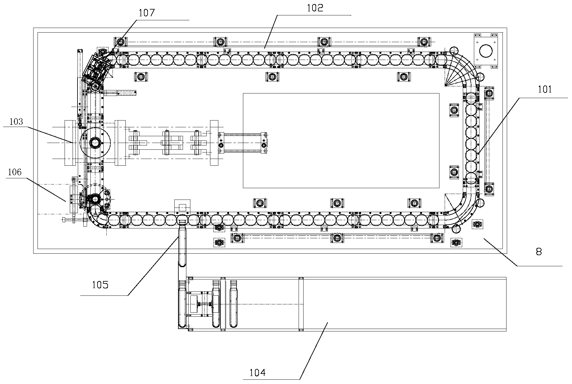 Full-automatic bottle blowing machine