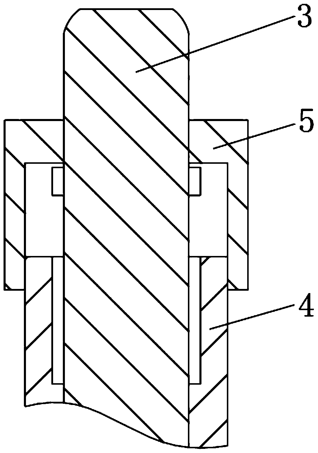 Electromagnet air gap limit adjusting device structure