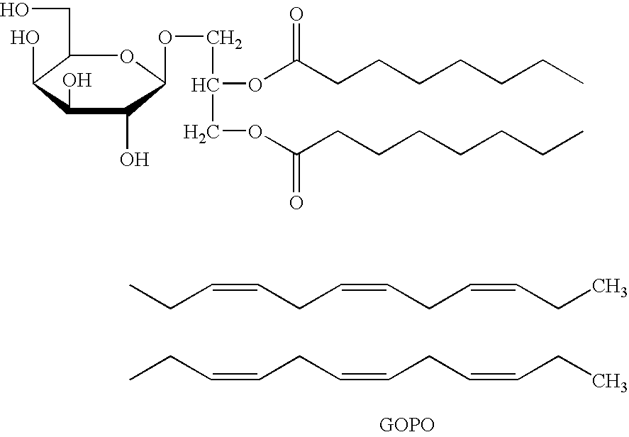 Use of glycosides of mono- and diacyglycerol as anti-inflammatory agents