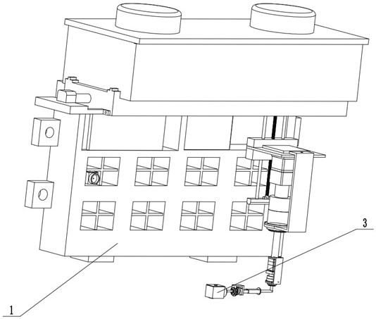 An automated kitchen set