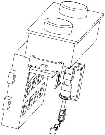 An automated kitchen set