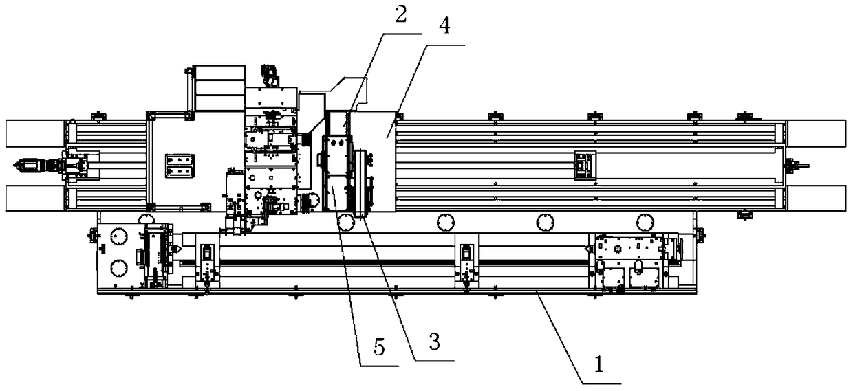 Roll workpiece surface grinding and polishing machine