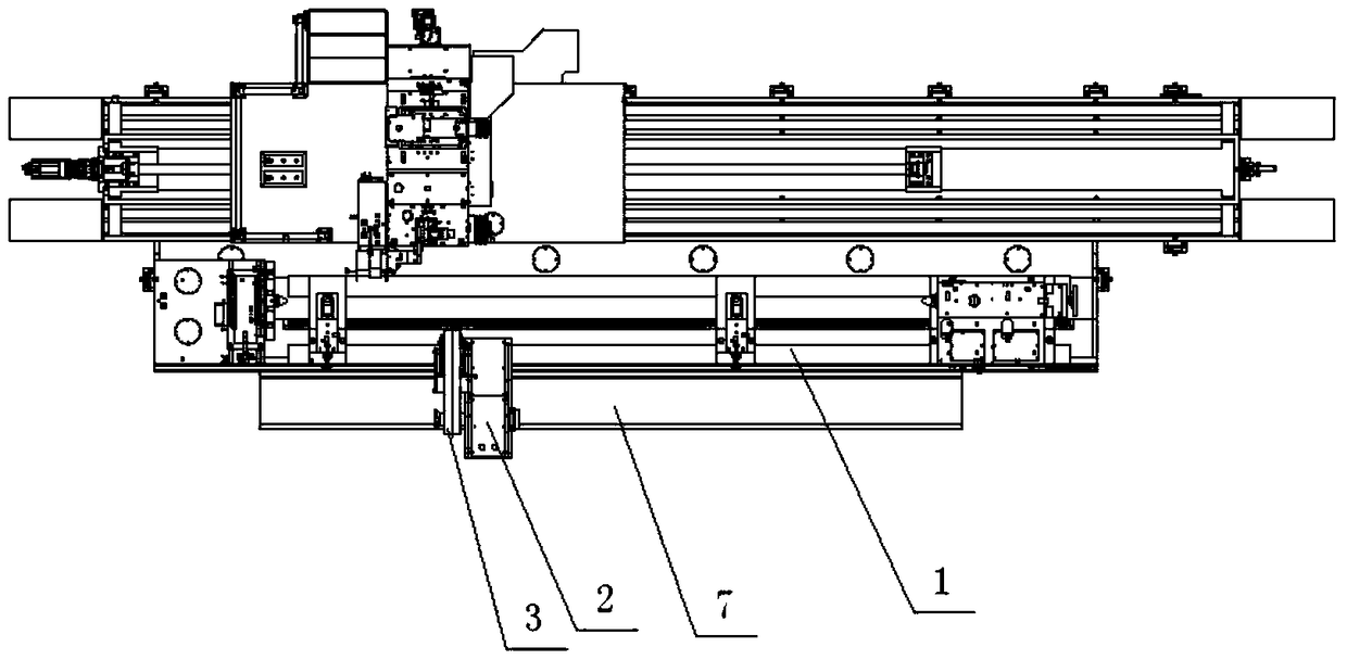 Roll workpiece surface grinding and polishing machine