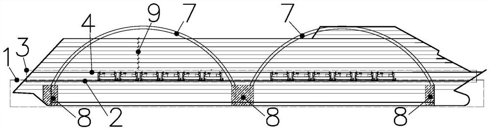 Floating platform for quickly carrying container function unit