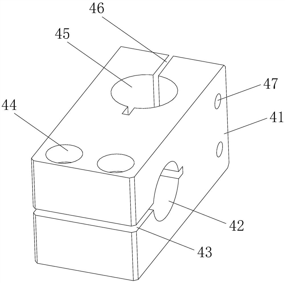 Angle adjusting mechanism for RFID label scanning equipment