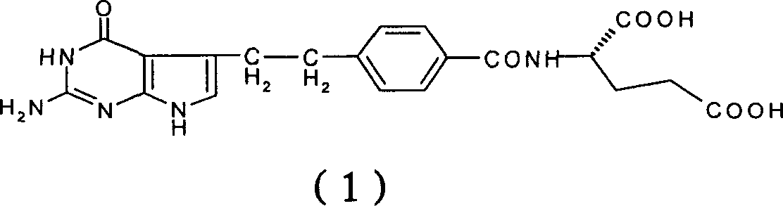 Process for preparing pemetrexed