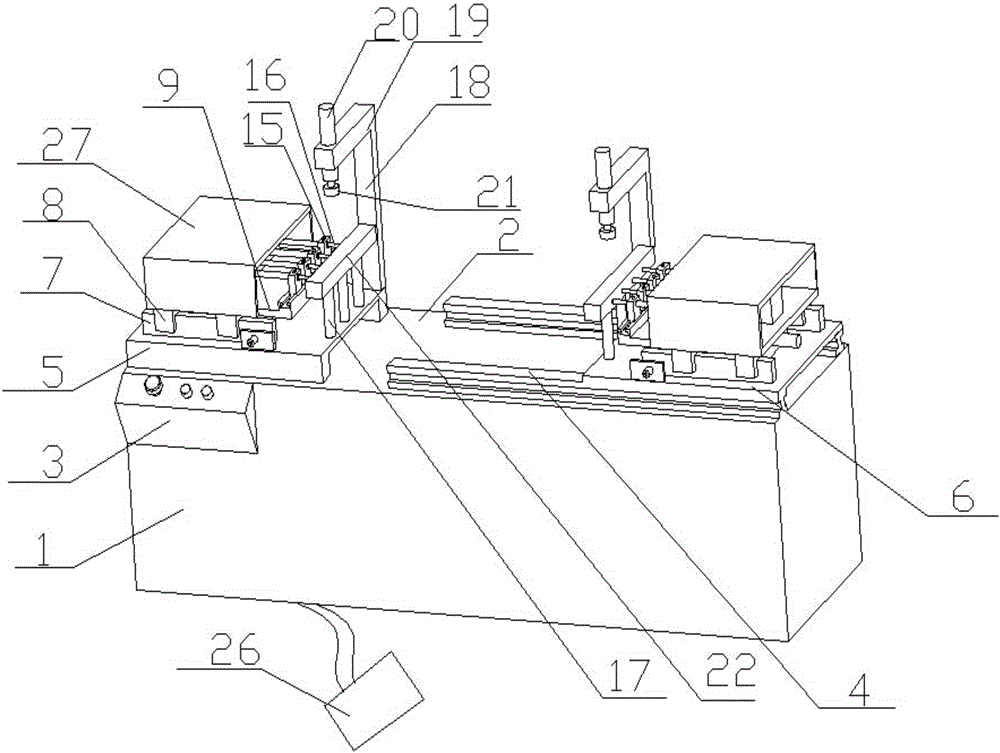 Full-automatic aluminum alloy casement window hinge drilling machine