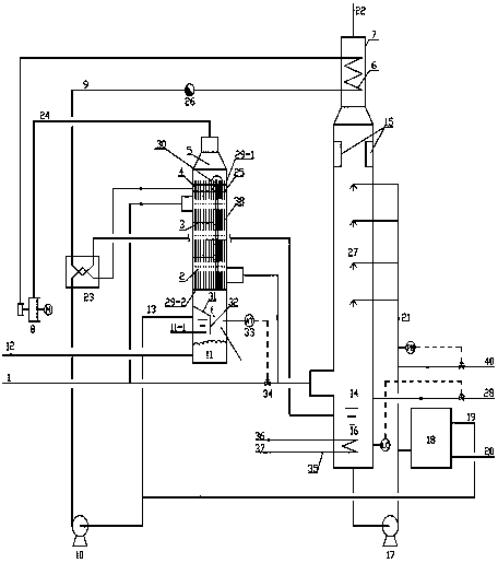 Treating method and treating apparatus for waste liquid produced in flue gas desulfurization