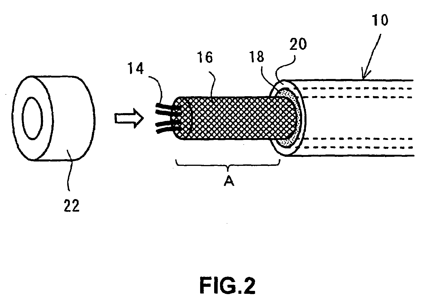 Signal transmission cable with connector