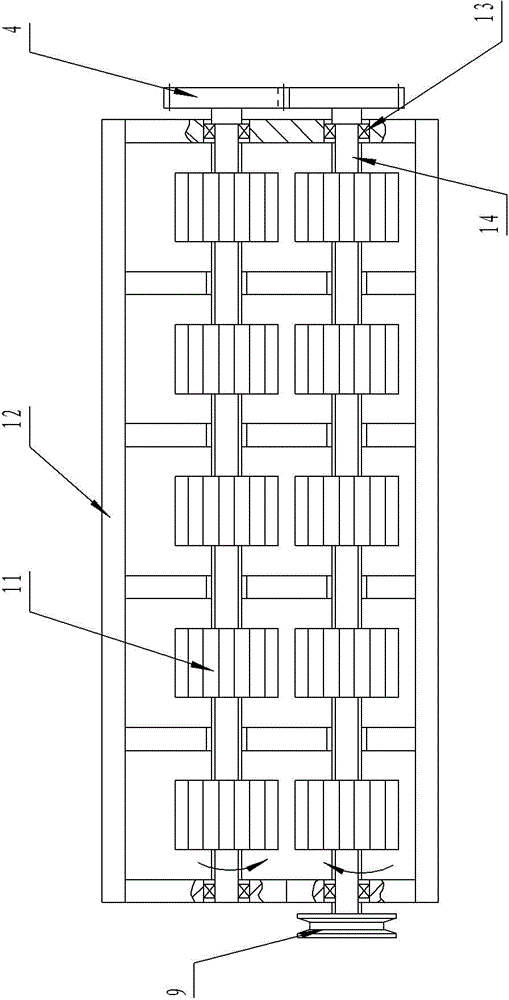 Sugarcane peeling device