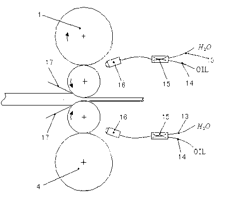 Device and method of restraining torsional vibration of high-speed rolling mill based on lubricating of rolled interface and method