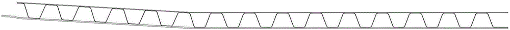 Broad-width large-shell stainless steel hollow profile and manufacturing technology thereof