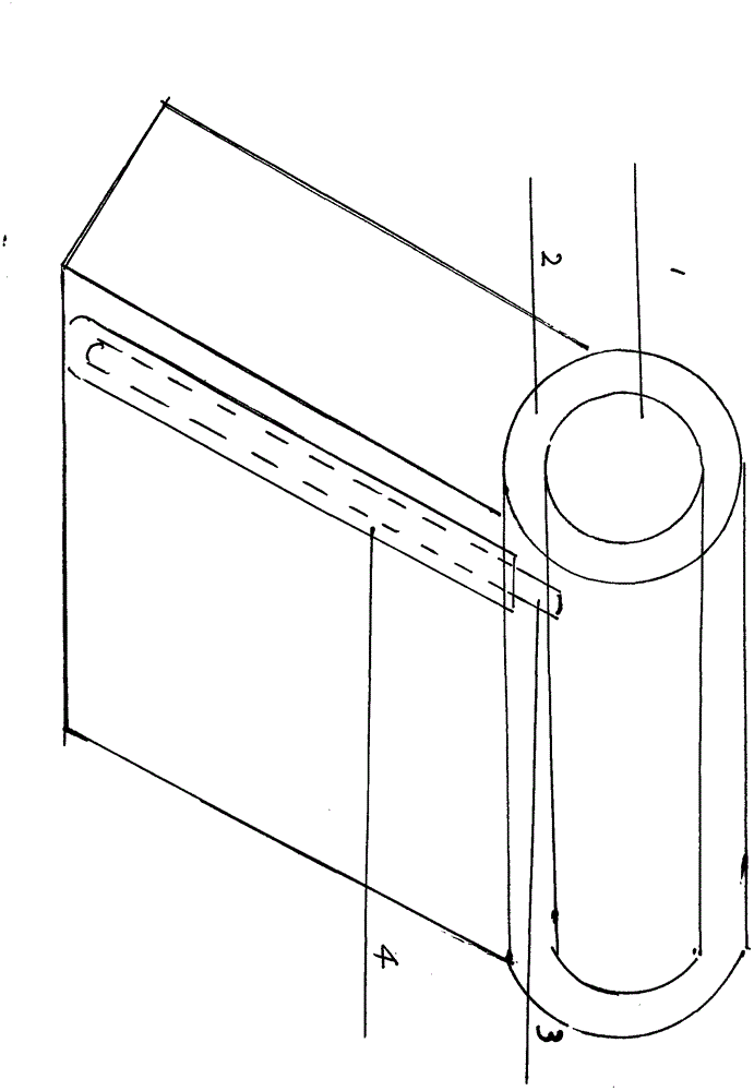 Heat re-conduction glass tube solar assembly