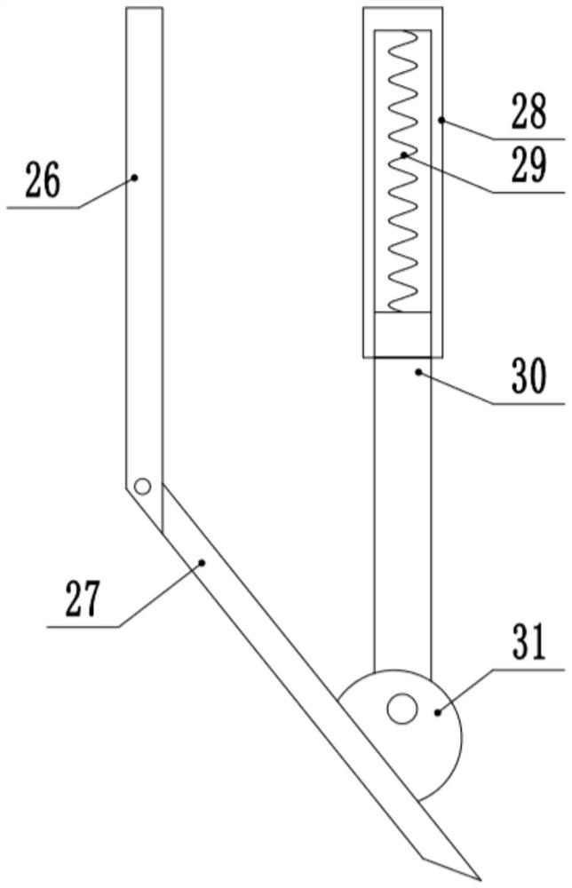 Environment-friendly garbage treatment device for sewage treatment