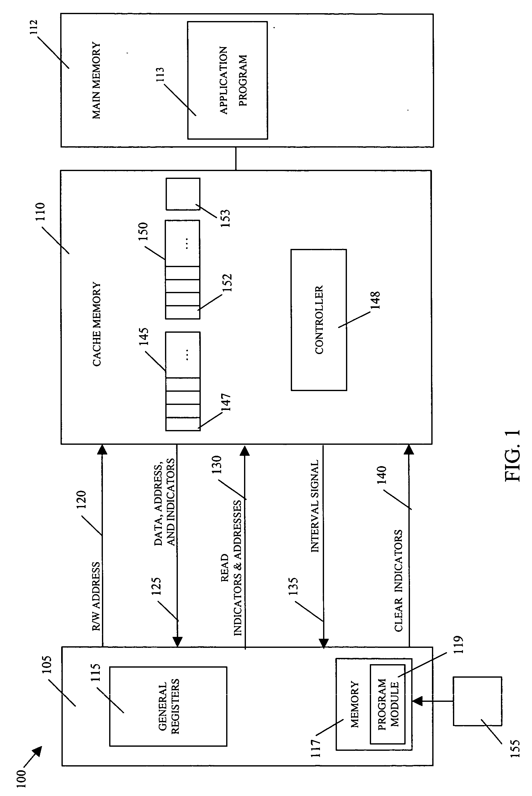 Determining an arrangement of data in a memory for cache efficiency