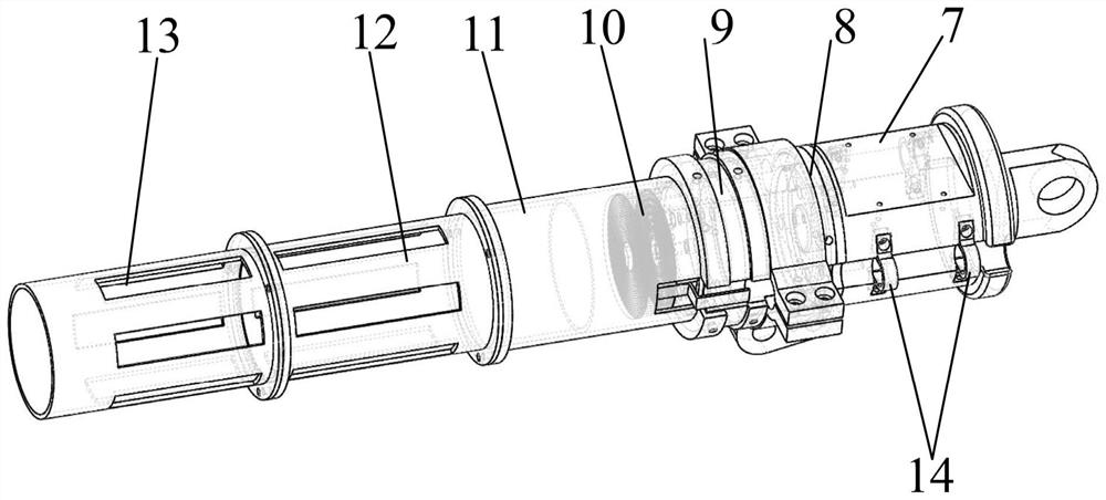 Coil bottom pushing type electromagnetic gun and pitching adjusting device thereof