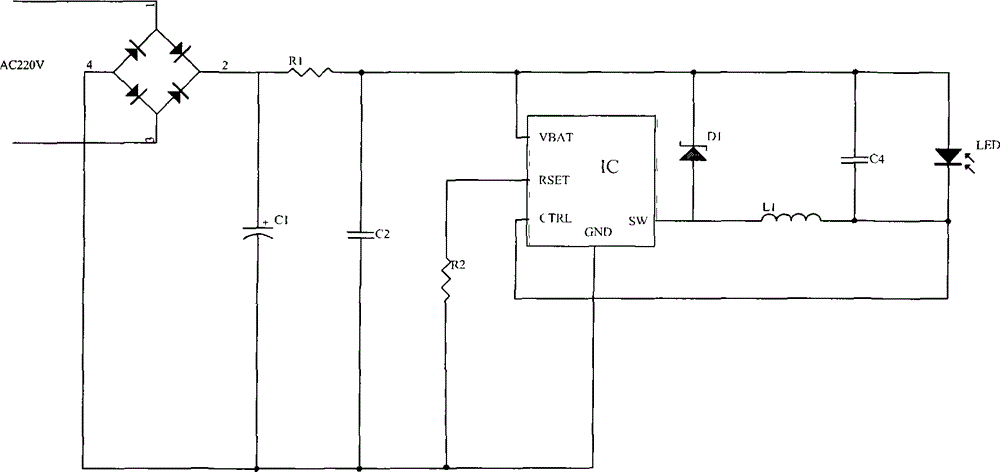 Optical communication device based on white light LED illumination