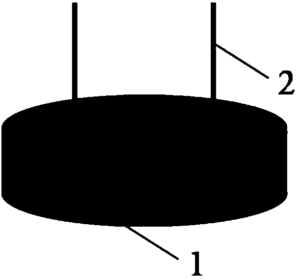 Method for preparing dense precursor ceramic temperature sensor