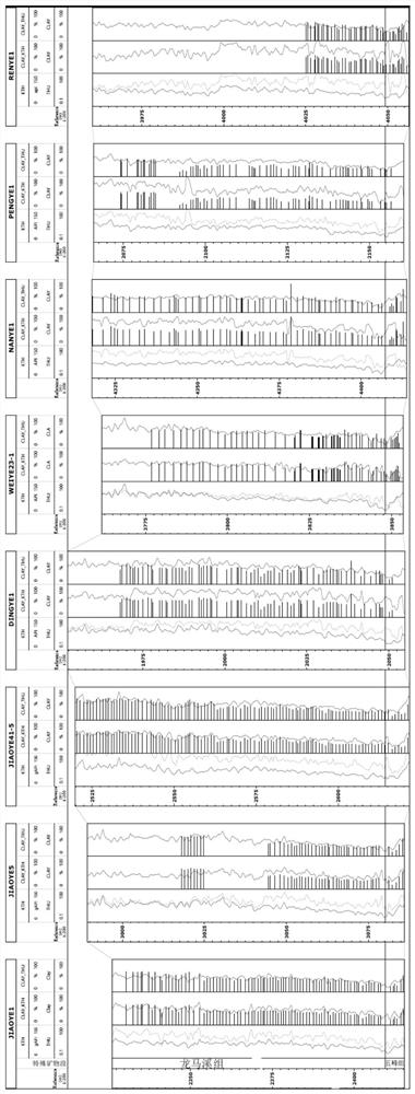 Method for determining clay mineral content of shale gas reservoir