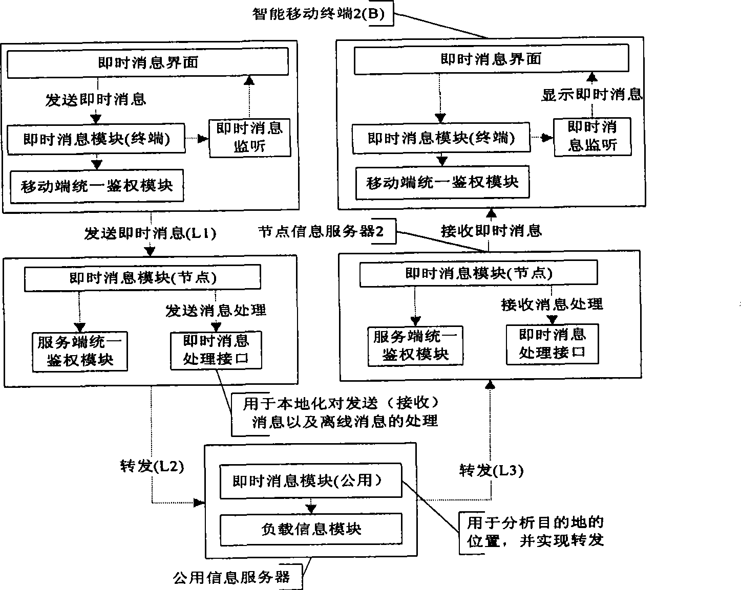 Large information capacity wireless application platform system and transmission method