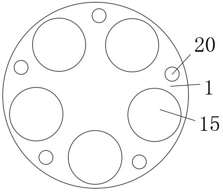 Rectification separation device for light liquid paraffin and five-stage rectification production process