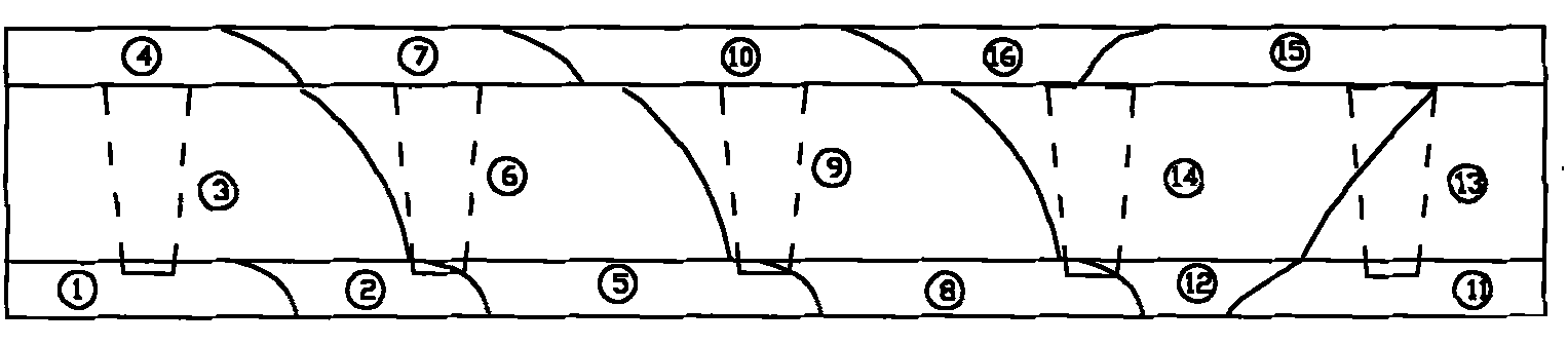 Construction method for pretensioned prestressing concrete simply supported T-beam