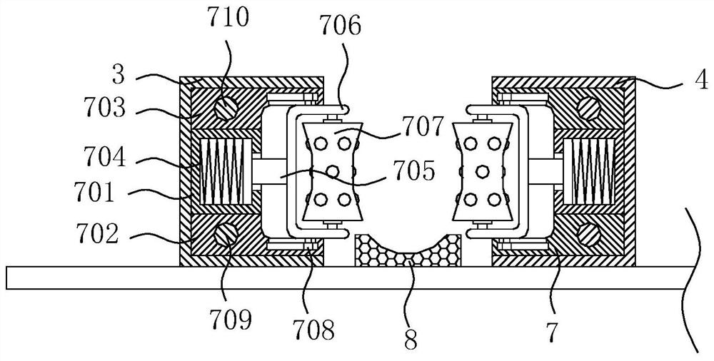 Massage device applied to limb nursing