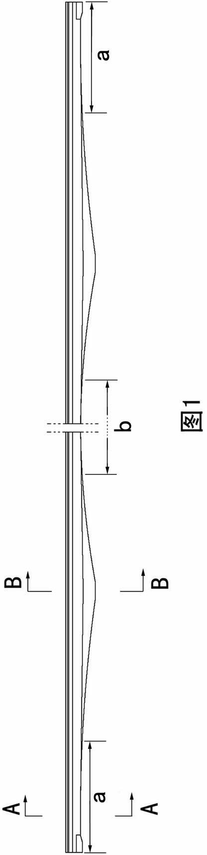 Urban rail transit continuous basin beam