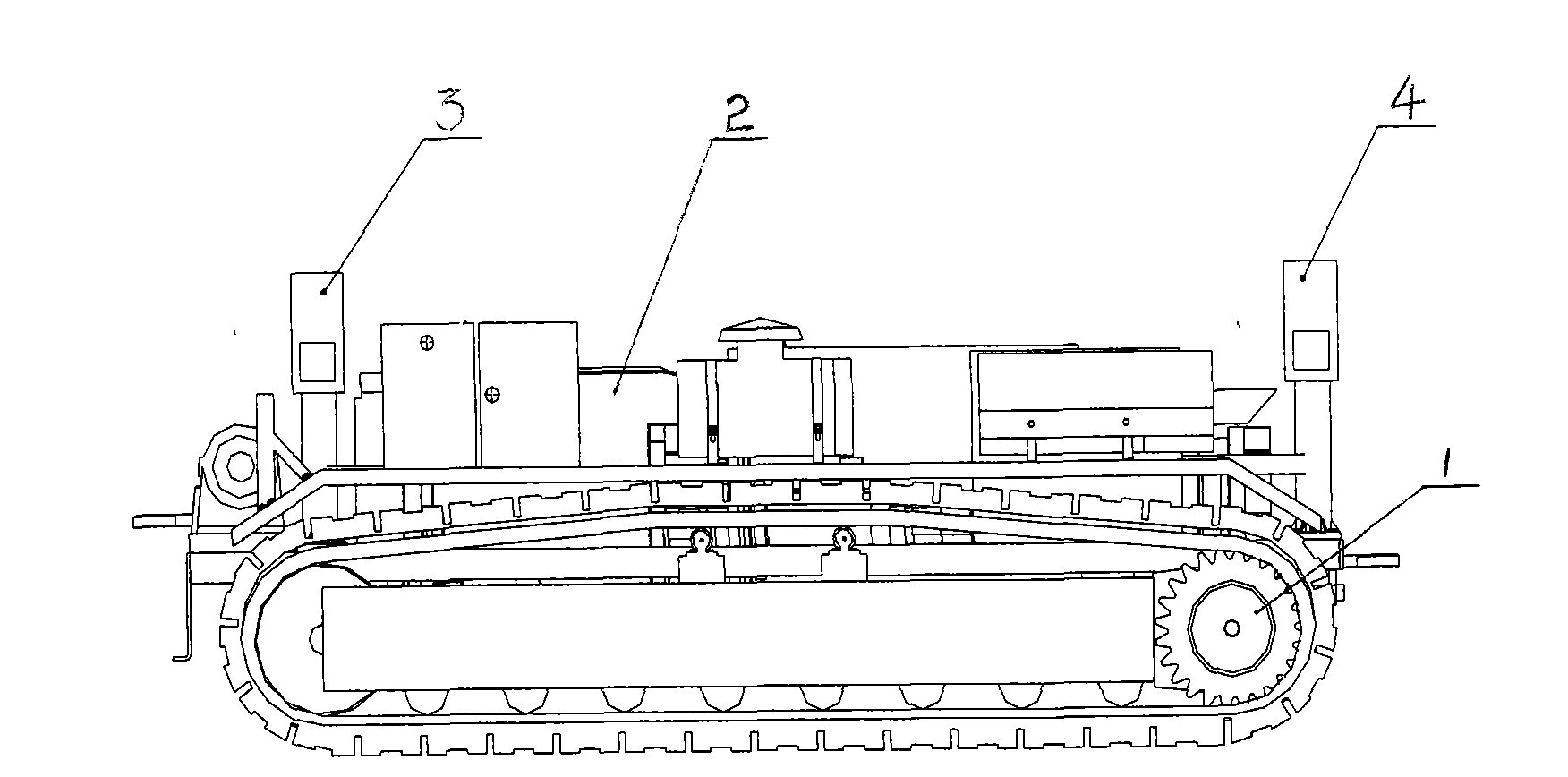 Crawler-type carrier vehicle